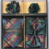 Green With Mixed Color Men's Accessory Collection Box 6 Pieces Set