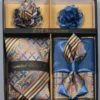Blue And Copper Men's Accessory Collection Box 6 Pieces Set