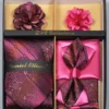 Hot Pink Men's Accessory Collection Box 6 Pieces Set