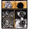 Black And White Mix Color Men's Accessory Collection Box 6 Piece Set