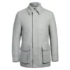 English Laundry Gray Slim Fit Wool Blend Short Coat