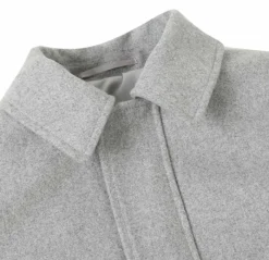 English Laundry Gray Slim Fit Wool Blend Short Coat -Gentri Store EL84 01 092 3