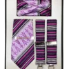 Magenta Men's Accessory Collection Box 4 Piece Set