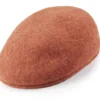 Wool Felt Ivy Cap In Cognac