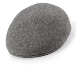 Wool Felt Ivy Cap In Gray