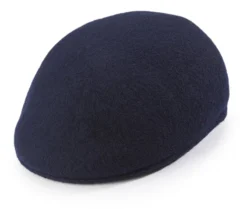 Wool Felt Ivy Cap In Navy