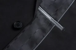 Black 2 Piece Tuxedo Shawl Lapel Slim Fit 9 Black 2 Piece Tuxedo Shawl Lapel Slim Fit -Gentri Store IMG 5690s