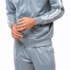 Men's Casual Jogging Set 2 Piece In Silver