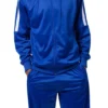 Men's Track Suit With Detachable Hood In Royal Blue