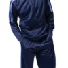 Men's Track Suit With Detachable Hood In Navy