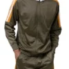 Men's Track Suit With Hood In Olive