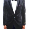 Empire Collection - Vintage Pattern Blazer Regular Fit Navy