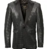 Empire Collection - Silver Sequin Texture Design Sports Coat Slim Fit