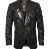 Empire Collection - Black Sequin Shawl Collar Sports Coat Slim Fit