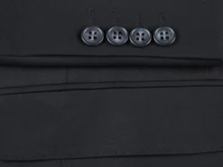 Half Canvas Wool Dress Suit Regular Fit 2 Piece In Black -Gentri Store RHC100 1 3