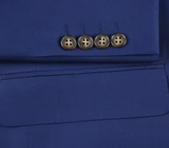 Half Canvas Wool Dress Suit Regular Fit 2 Piece In Blue 13 Half Canvas Wool Dress Suit Regular Fit 2 Piece In Blue -Gentri Store RHC100 19 3