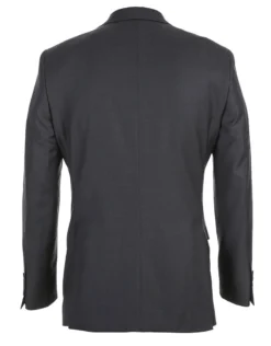 Half Canvas Wool Dress Suit Regular Fit 2 Piece In Charcoal -Gentri Store RHC100 3 3