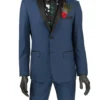 Blue Ultra Slim Fit Tuxedo 2 Buttons 2 Piece