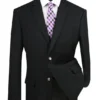 Regular Fit Blazer 2 Button In Black
