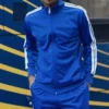 Men's Track Suit 2 Piece In Royal Blue