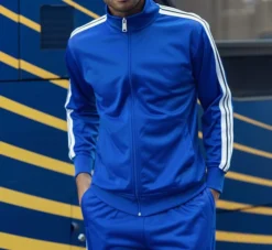 Men's Track Suit 2 Piece In Royal Blue