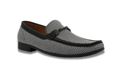 Black Houndstooth Loafer
