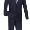 Slim Fit Suit 3 Piece 2 Button In Navy
